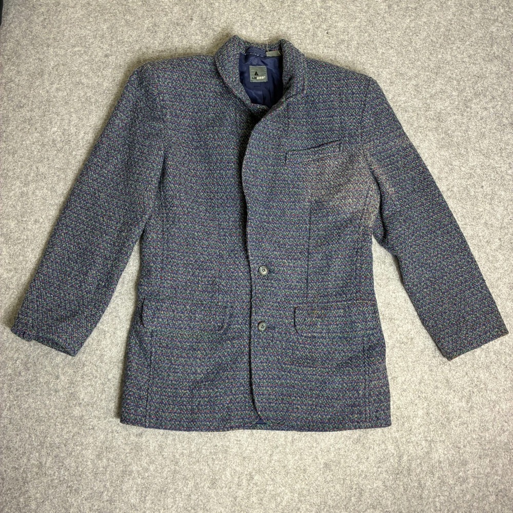 Lizwear Vintage Size 6 Multi Color Tweed Blazer Button Jacket Women's Faded
